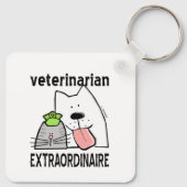 Veterinaire extraordinaire sleutelhanger (Achterkant)