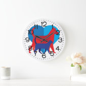 Veterinaire Kantoor Wall Clock 2 Sizzen Dog Cat Grote Klok (Huis)