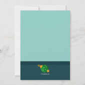 Veterinaire kerstkaarten kaart (Achterkant)