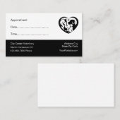 Veterinaire Kliniek Aanwijzing Herinnering Afsprakenkaartje (Voorkant / Achterkant)