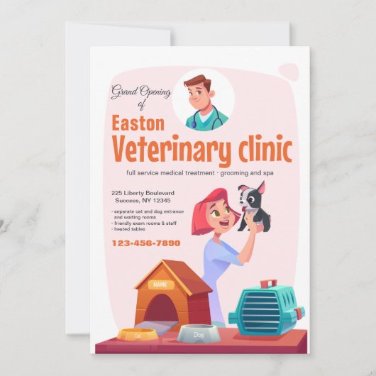 Veterinaire klinische kennisgeving kaart (Voorkant)