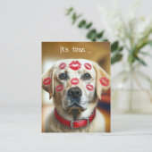 Veterinaire Labrador Retriever Kusses Briefkaart (Staand voorkant)