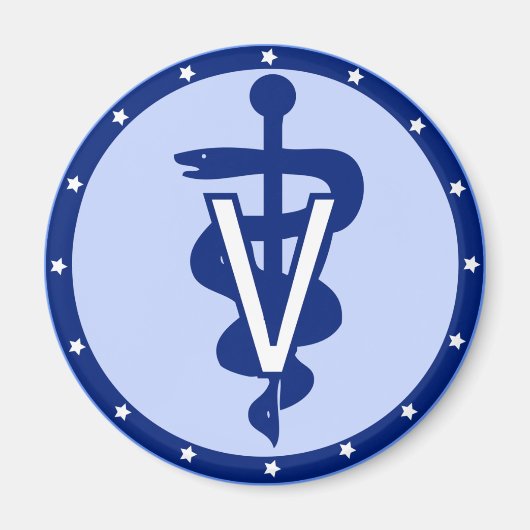 veterinaire logo 2 magneet (Voorkant)