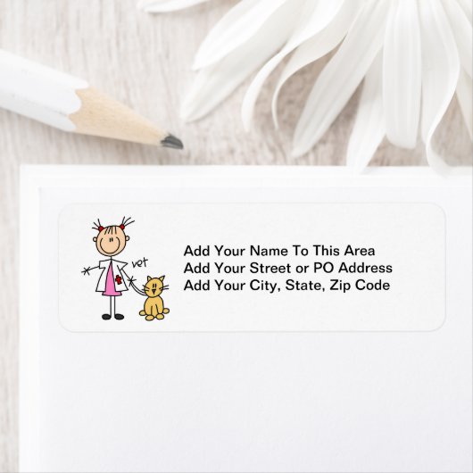 Veterinaire maatstaf etiket (Insitu)