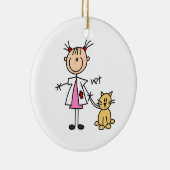 Veterinaire maatstaf keramisch ornament (Rechts)