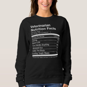 Veterinaire Nutrition Facts Funny Trui