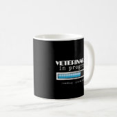 Veterinaire Progress Funny Vet Afstuderen Gift Koffiemok (Voorkant rechts)