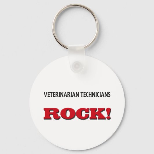 Veterinaire technici Rock Sleutelhanger (Voorkant)