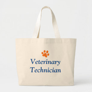 Veterinaire Technicus met de Oranje Druk van de Grote Tote Bag