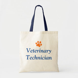 Veterinaire Technicus met de Oranje Druk van de Tote Bag