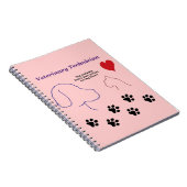 Veterinaire technicus - Schilder afdrukken op mijn Notitieboek (Rechterzijde)