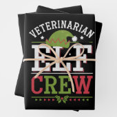 Veterinaire technicus van Christmas Elf Inpakpapier Vel (In situ)