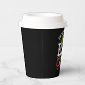 Veterinaire technicus van Christmas Elf Papieren Bekers (Rechts)