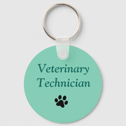 Veterinaire technicus/Zwart handschrift afdrukken/ Sleutelhanger (Voorkant)