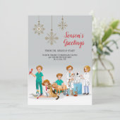 Veterinaire vakantie Kaart (Staand voorkant)