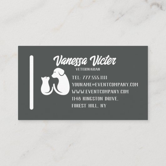 Veterinaire Visitekaartjes (Achterkant)