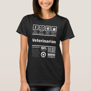 Veterinaire voedingsgegevens voor dierenartsen V T-shirt
