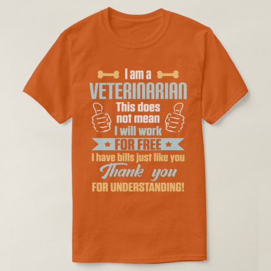 Veterinaire Vrij Funny Veterinary Afstuderen graaf T-shirt (Design voorkant)
