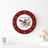 Veterinaire wachtruimsklokken grote klok (Huis)