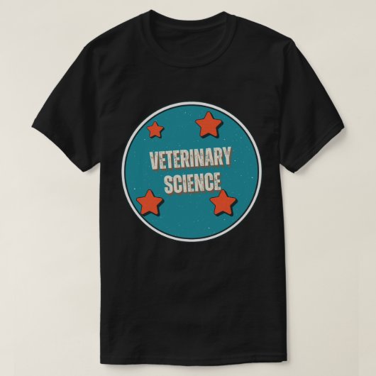 Veterinaire wetenschap t-shirt (Design voorkant)