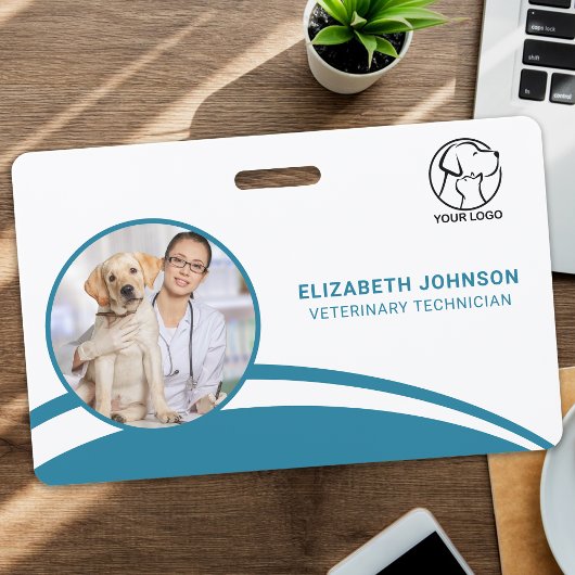 Veterinaire ziekenhuis medewerker foto ID badge