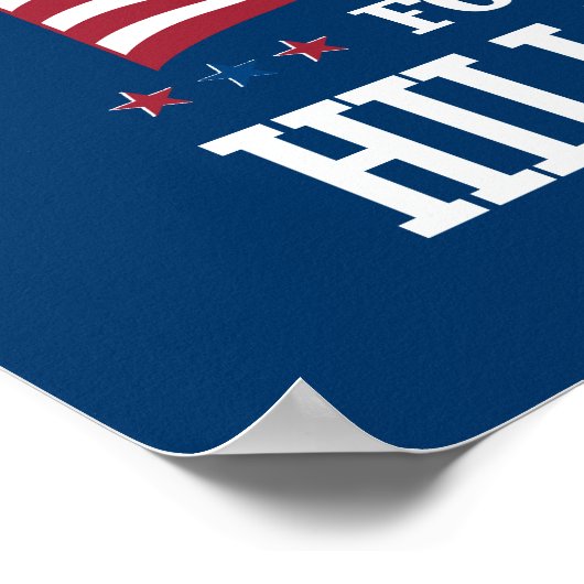 VETERINAIRS VOOR HILLARY POSTER (Hoek)