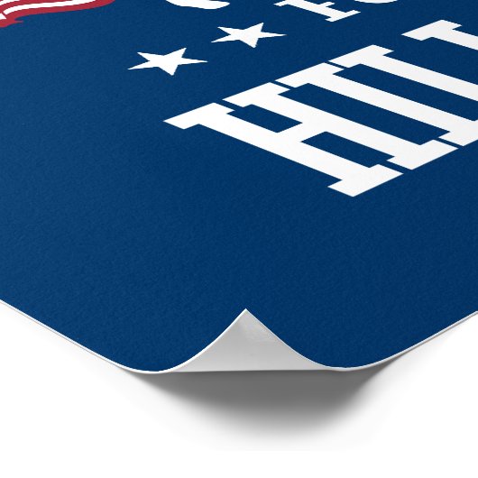 VETERINAIRS VOOR HILLARY POSTER (Hoek)