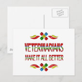 VETERINARIAANSE APPRECIËNTIE BRIEFKAART (Voorkant / Achterkant)