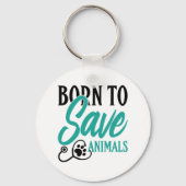 Veterinarian and Vet Tech Appreciation Sleutelhanger (Achterkant)