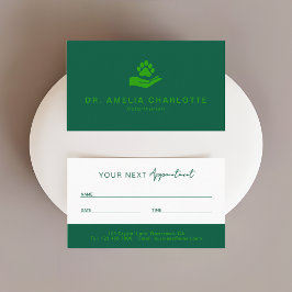 Veterinarian Appointment Card | Pet Care Center Afsprakenkaartje