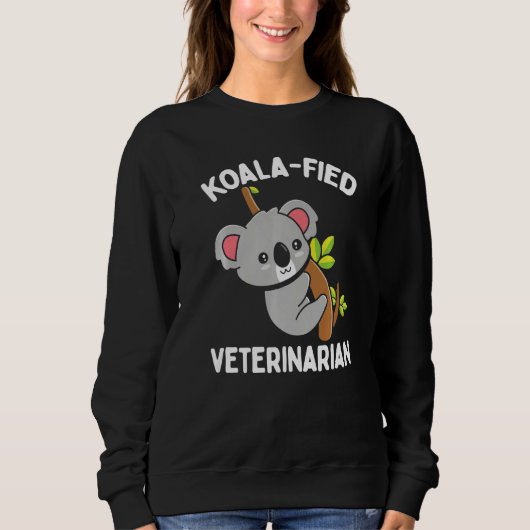 Veterinarian Appreciaton Koalafied Vet School Koal Trui (Voorkant)