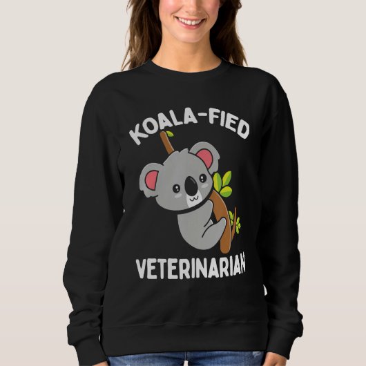 Veterinarian Appreciaton Koalafied Vet School Koal Trui (Voorkant)