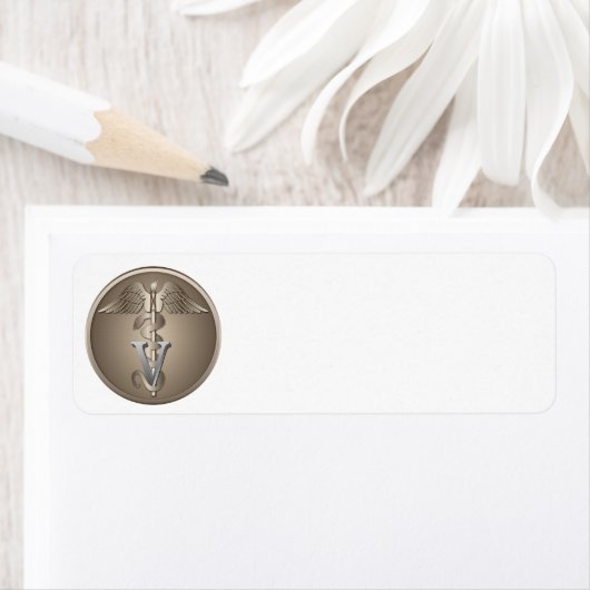 Veterinarian Caduceus Etiket (Insitu)