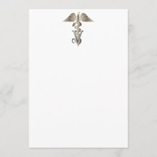 Veterinarian Caduceus Kaart