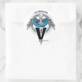 Veterinarian Caduceus Ronde Sticker (Tas)