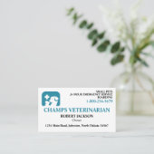 Veterinarian Clinic Visitekaartje (Staand voorkant)