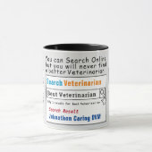 Veterinarian Funny Best Search Mok (Midden)
