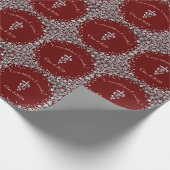 Veterinarian Graduation Maroon Silver Cadeaupapier (Hoek)