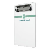Veterinarian Mini Clipboard | Custom Staff Logo Mini Klembord (Angled2)