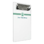 Veterinarian Mini Clipboard | Custom Staff Logo Mini Klembord (Schuin)