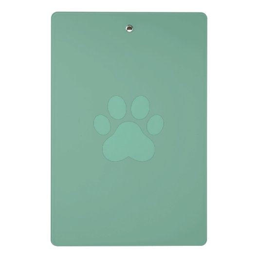 Veterinarian Mini Clipboard | Custom Staff Logo Mini Klembord (Achterkant)