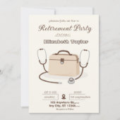 Veterinarian Retirement Party Invitation Kaart (Voorkant)