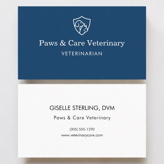 Veterinarian Vet Pet Office  Visitekaartje