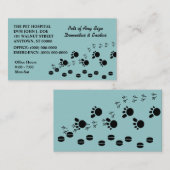 VETERINARIAN VETS PET SERVICE VISITEKAARTJES (Voorkant / Achterkant)
