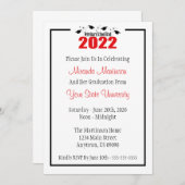 Veterinary Afstudeerder 2022 Afstuderen Invitation Kaart (Voorkant / Achterkant)