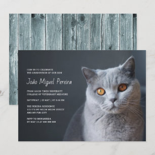 Veterinary Afstuderen Celebration Party Casual Kaart