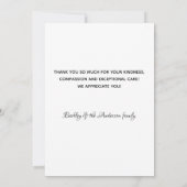 Veterinary Appreciation Pet Photo Veterinarian Bedankkaart (Achterkant)