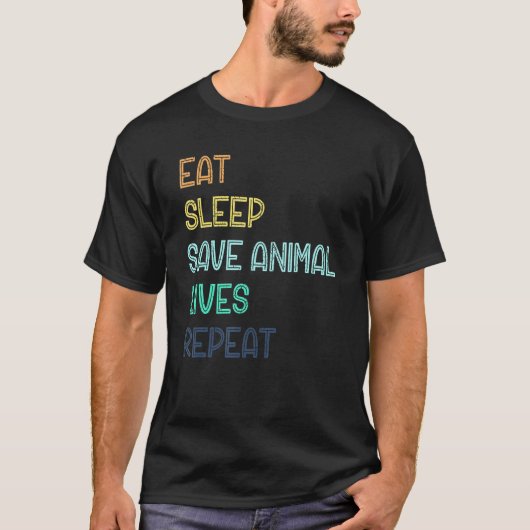 Veterinary Assistant Animal Veterinarian Vet T-shirt (Voorkant)