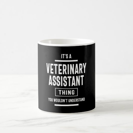 Veterinary Assistant Job Title Cadeau Koffiemok (Center)