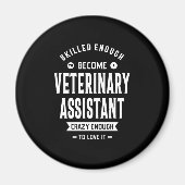Veterinary Assistant Job Title Cadeau Magneet (Voorkant)